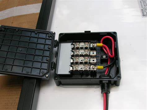 metal pv junction box|solar panel roof junction box.